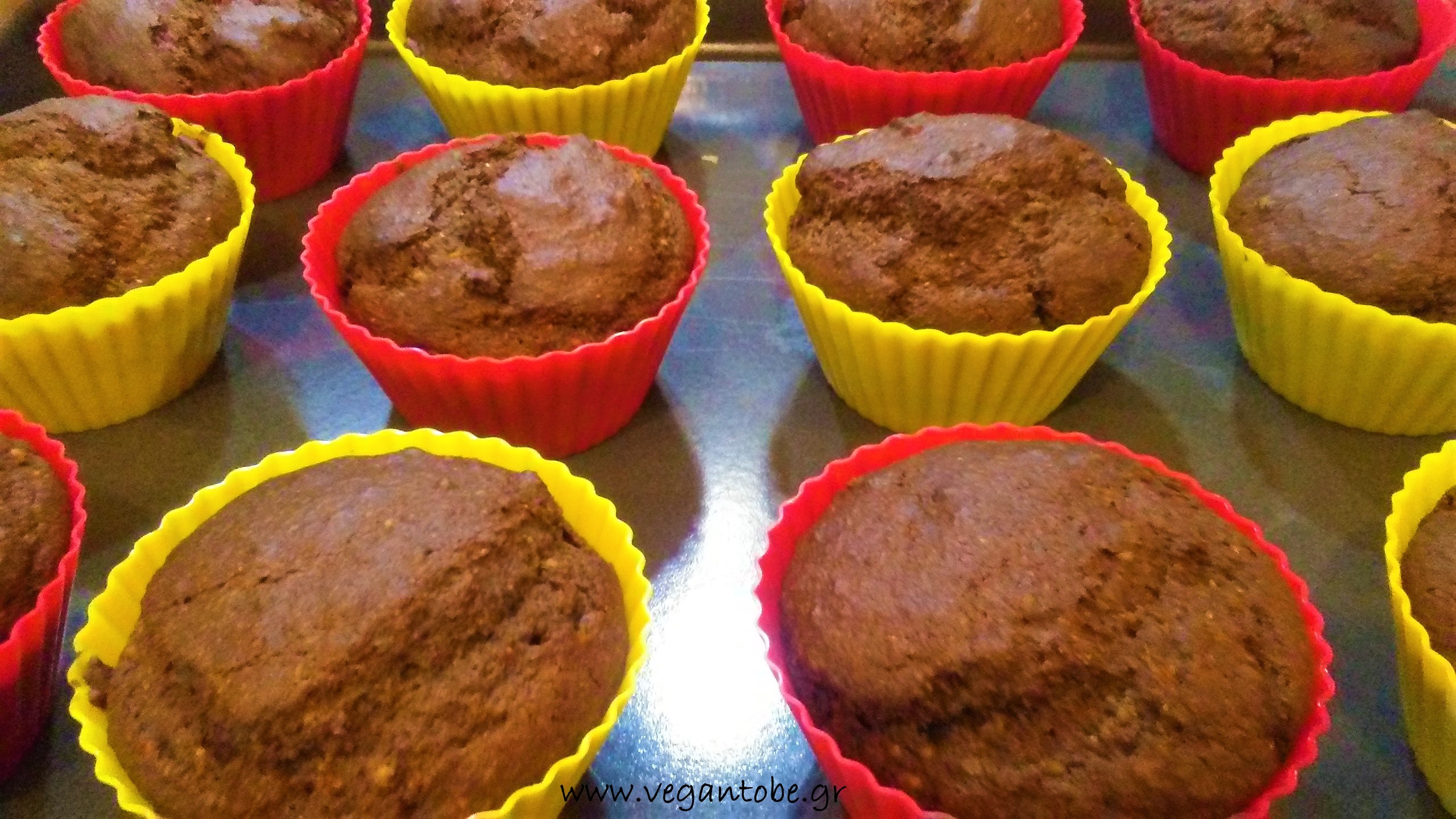 muffins in the pan