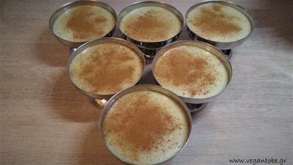 Κρέμα βανίλιας χωρίς ζάχαρη με άρωμα μπανάνας